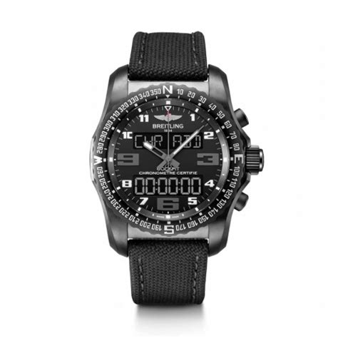 Breitling Cockpit B50 Night Mission / Black / Military 